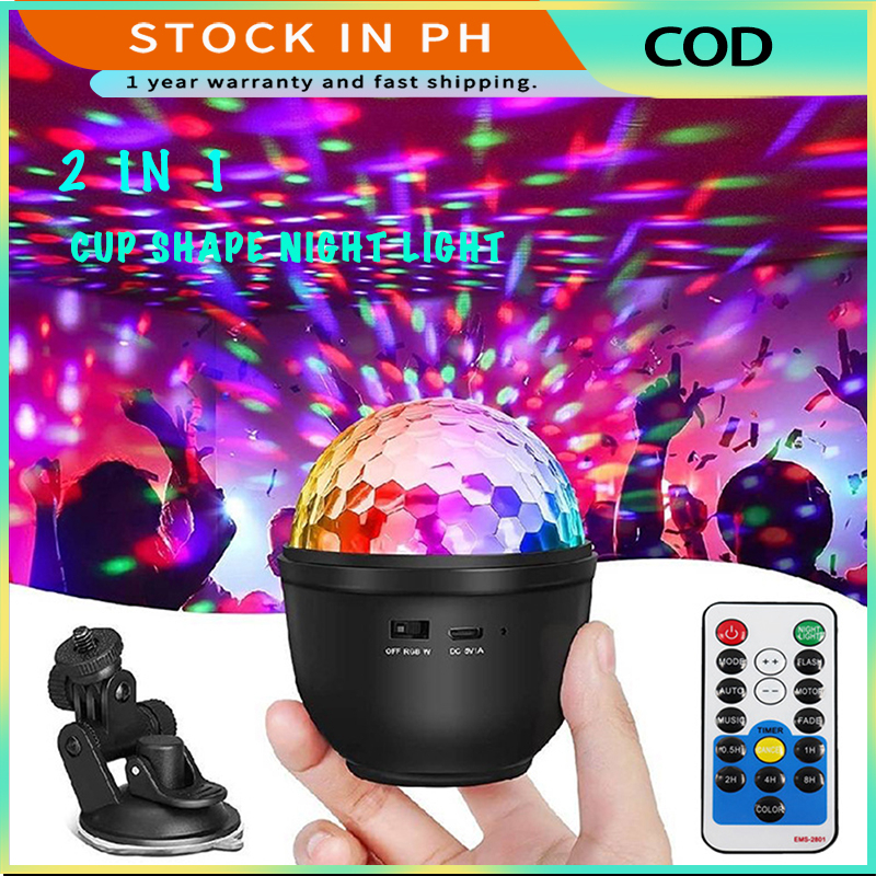 Local ph LED Disco Light DJ RGB Light Sound Activated Disco Ball Room