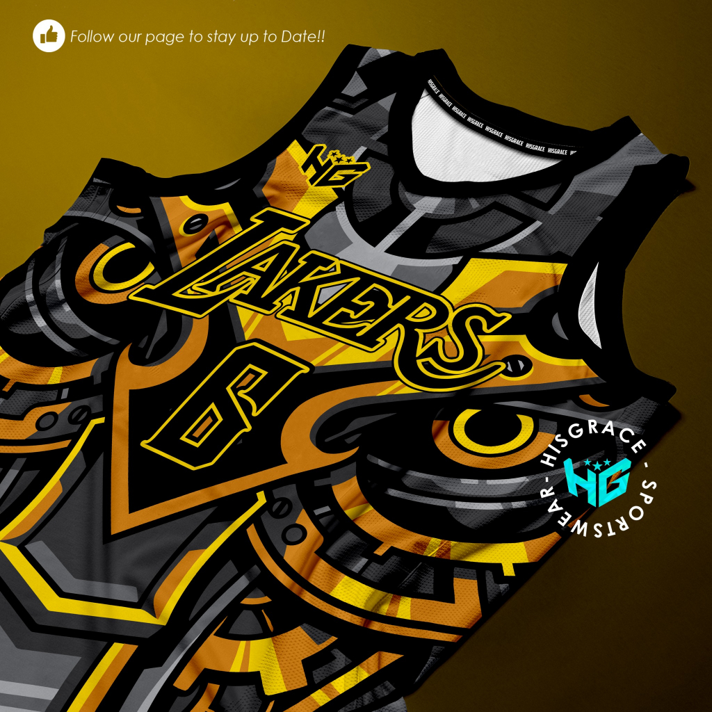 Lakers black yellow jersey sale