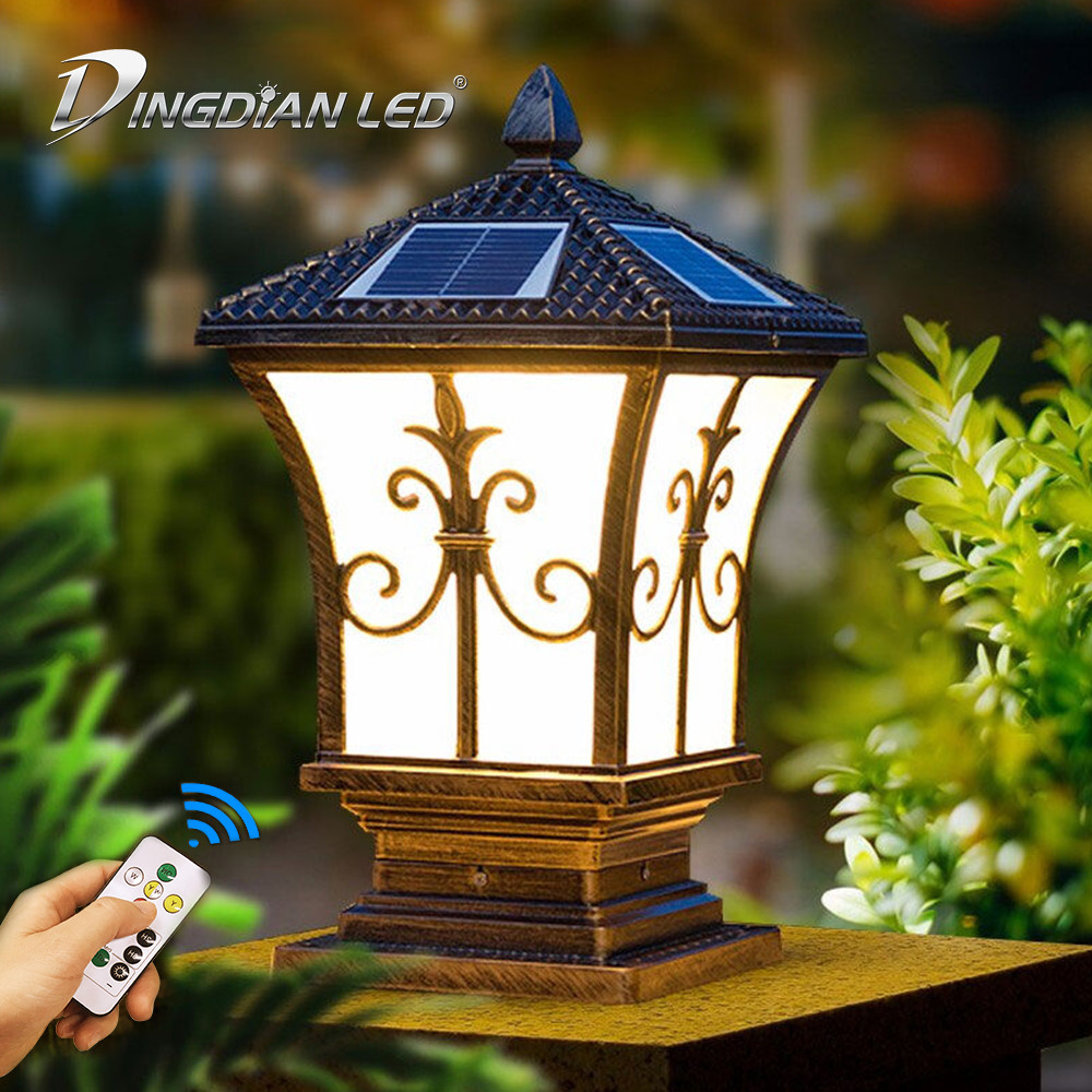 DingDian LED Solar Garden light Outdoor Lighting Waterproof IP65 3 ...