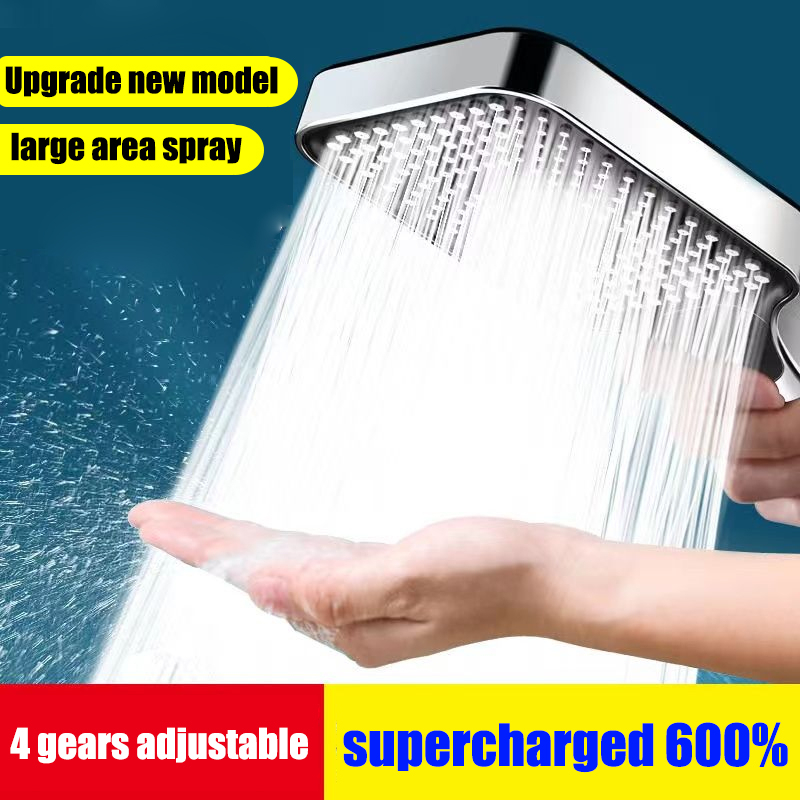 New Shower Head With Hose Holder Set 4 modes Universal High Pressure Bathroom Shower Sprayer