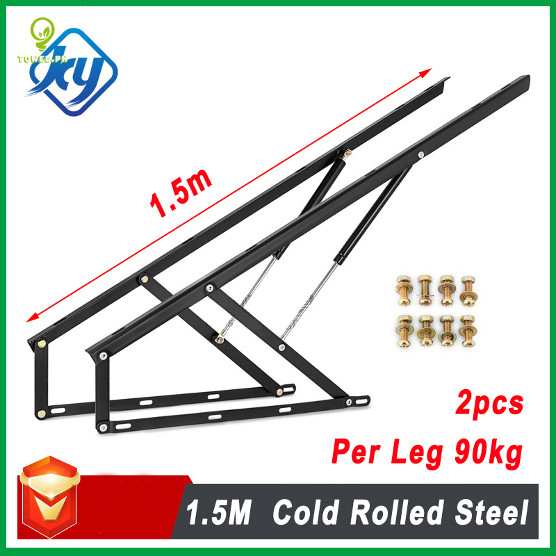 【Cold Rolled Steel】1m / 1.5m Bed Hydraulic Rod Furniture Hydraulic Bar ...