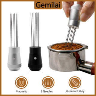 Espresso Coffee Stirrer Needle Stainless Steel Powder Disperser with  Magnetic Holder WDT Distributor Leveler Tool Accessories