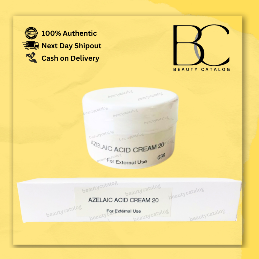 Azelaic Acid Cream 20 10g Tube or Jar (AntiAcne, Antiscars and