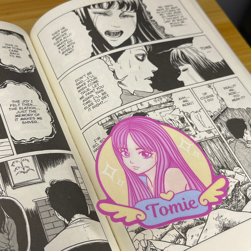 Tomie - Junji Ito Glitter laminated| Waterproof Vinyl Sticker | Kawaii ...