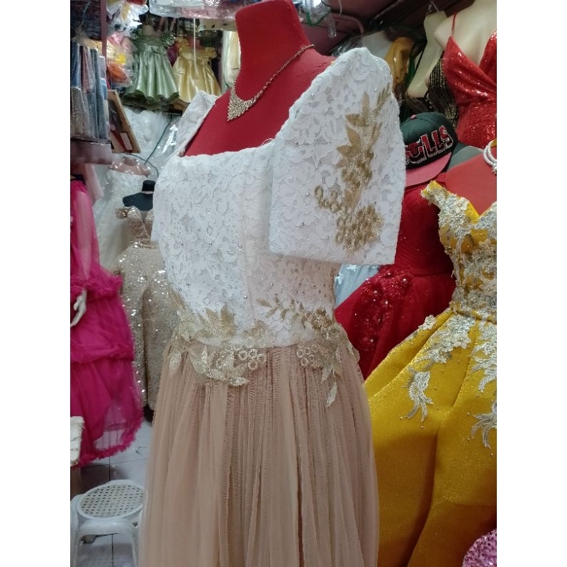 Filipiniana dress best sale for sale divisoria