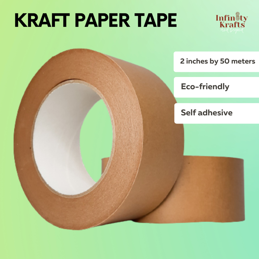 CHEAPEST & HIGH QUALITY WRITABLE KRAFT TAPE / ECO FRIENDLY TAPE / PAPER