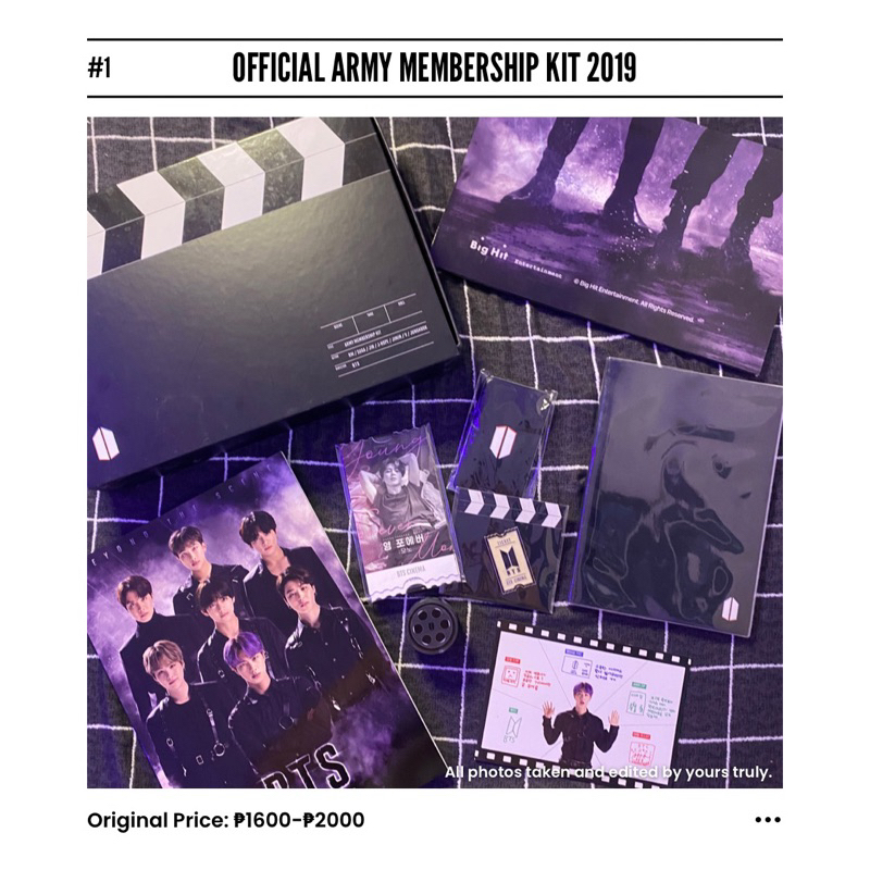 OFFICIAL BTS MERCH (ONHAND) Shopee Philippines