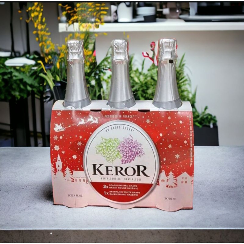 Keror Red & White Grape Sparkling Juice ( Pack of 3 ) Shopee Philippines