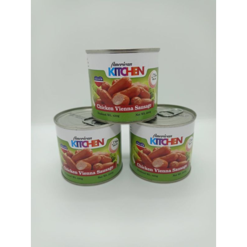 AMERICAN KITCHEN CHICKEN VIENNA SAUSAGE HALAL 200g🇦🇪 Shopee Philippines