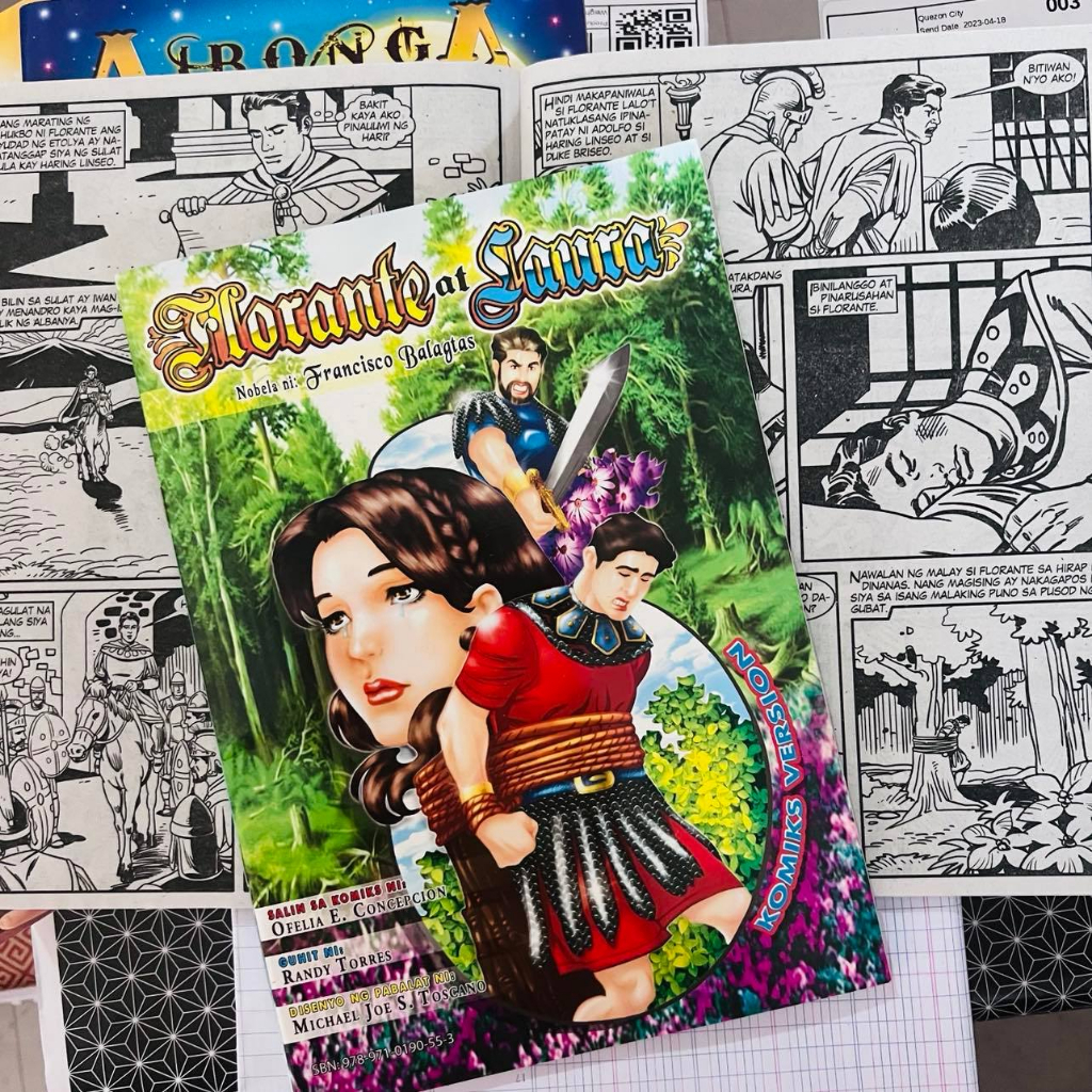 Noli Me Tangere El Filibusterismo Florante At Laura Ibong Adarna Komiks Book X Inches