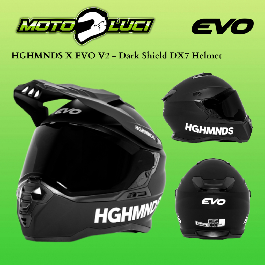 HGHMNDS X EVO V2 Dark Shield DX7 Helmet Shopee Philippines