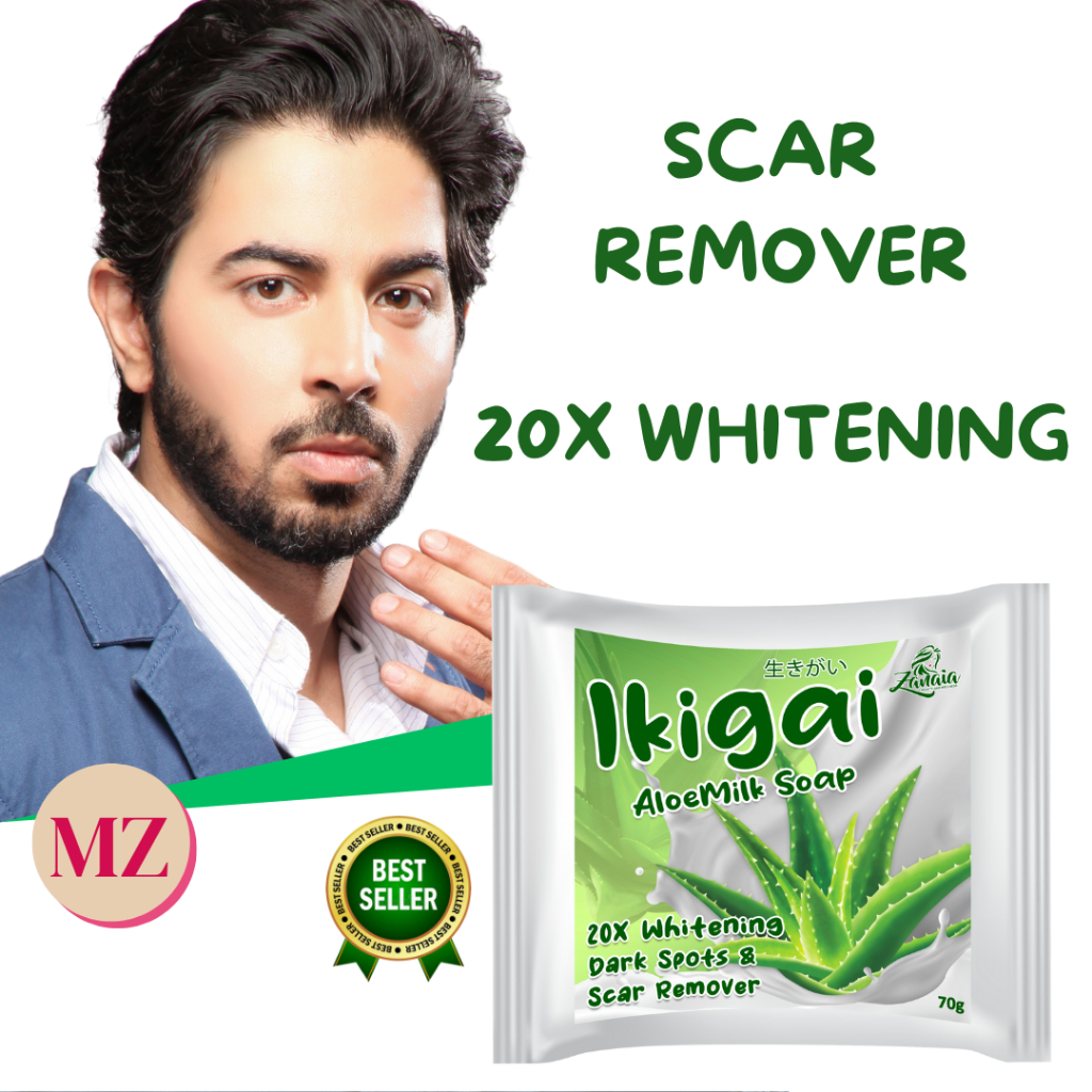 Ikigai Aloemilk Soap Face Moisturizer Body Whitening Pekas Warts