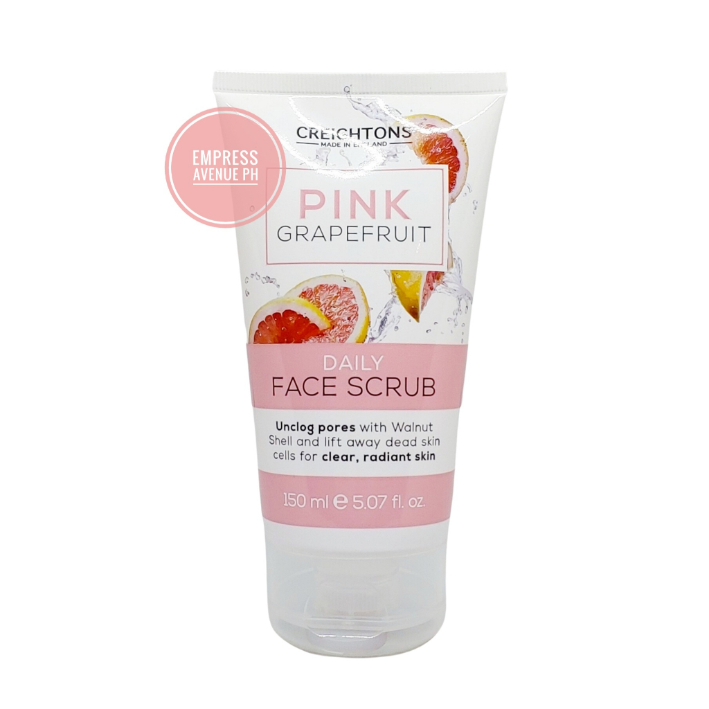 Creightons Pink Grapefruit Daily Face Scrub, Unclogs Pores for Clear