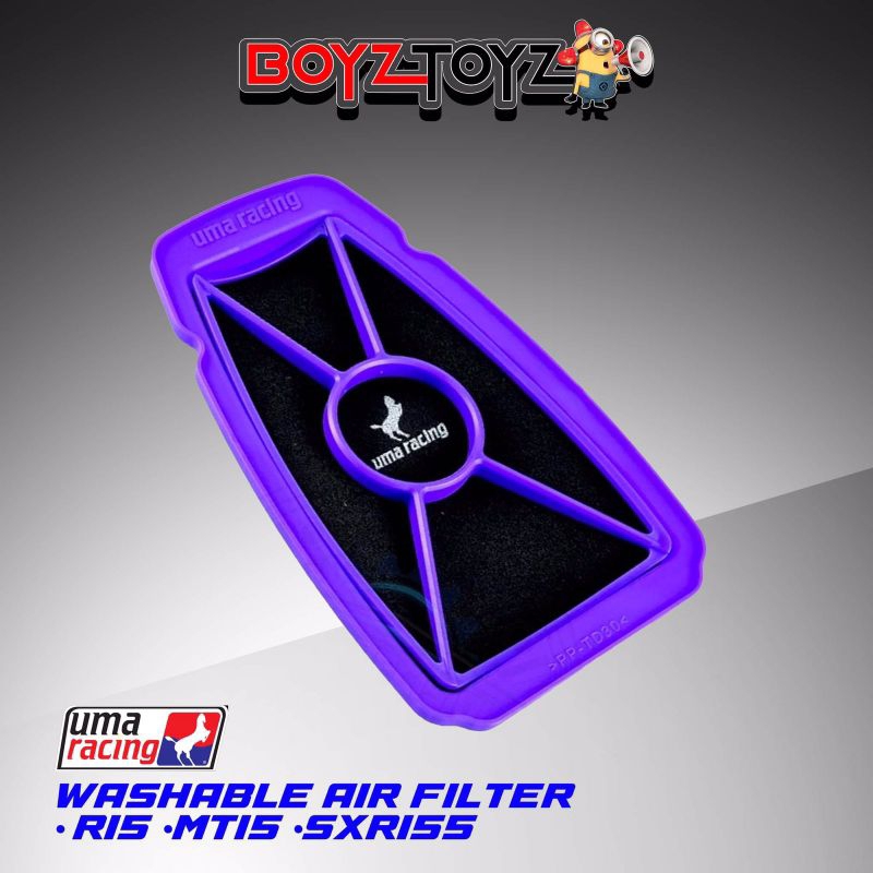 UMA RACING AIR FILTER YAMAHA R15V3/MT15/XSR155 | Shopee Philippines