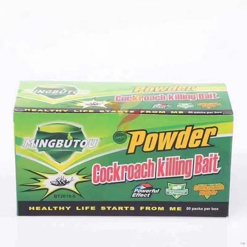 Greenleaf Effective Insect Killer Cockroach Killing Bait Powder 50psc 