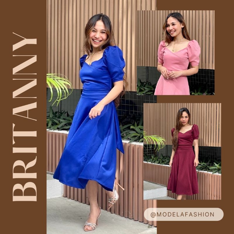 BRITTANY DRESS/FREE SIZE (S-M frame/CASUAL/BUSINESS/CORPORATE ATTIRE ...