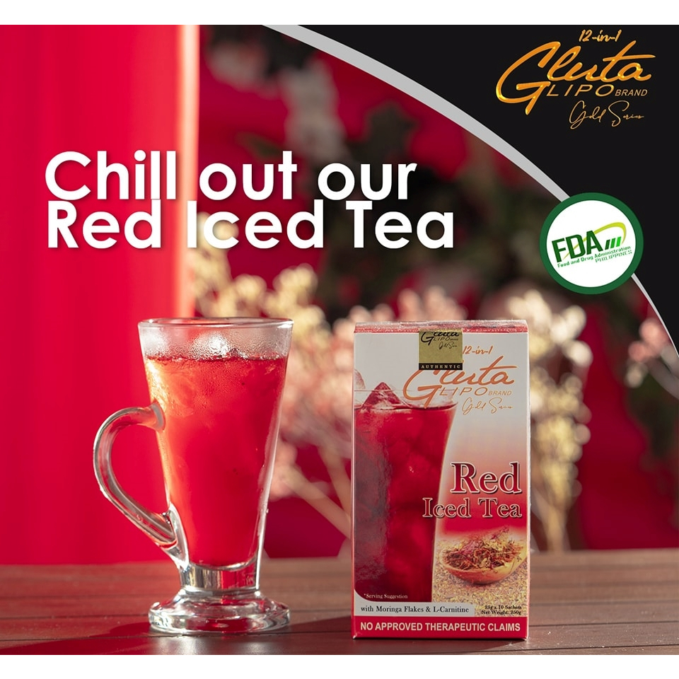 GLUTALIPO Red Iced Tea Gold Series Shopee Philippines
