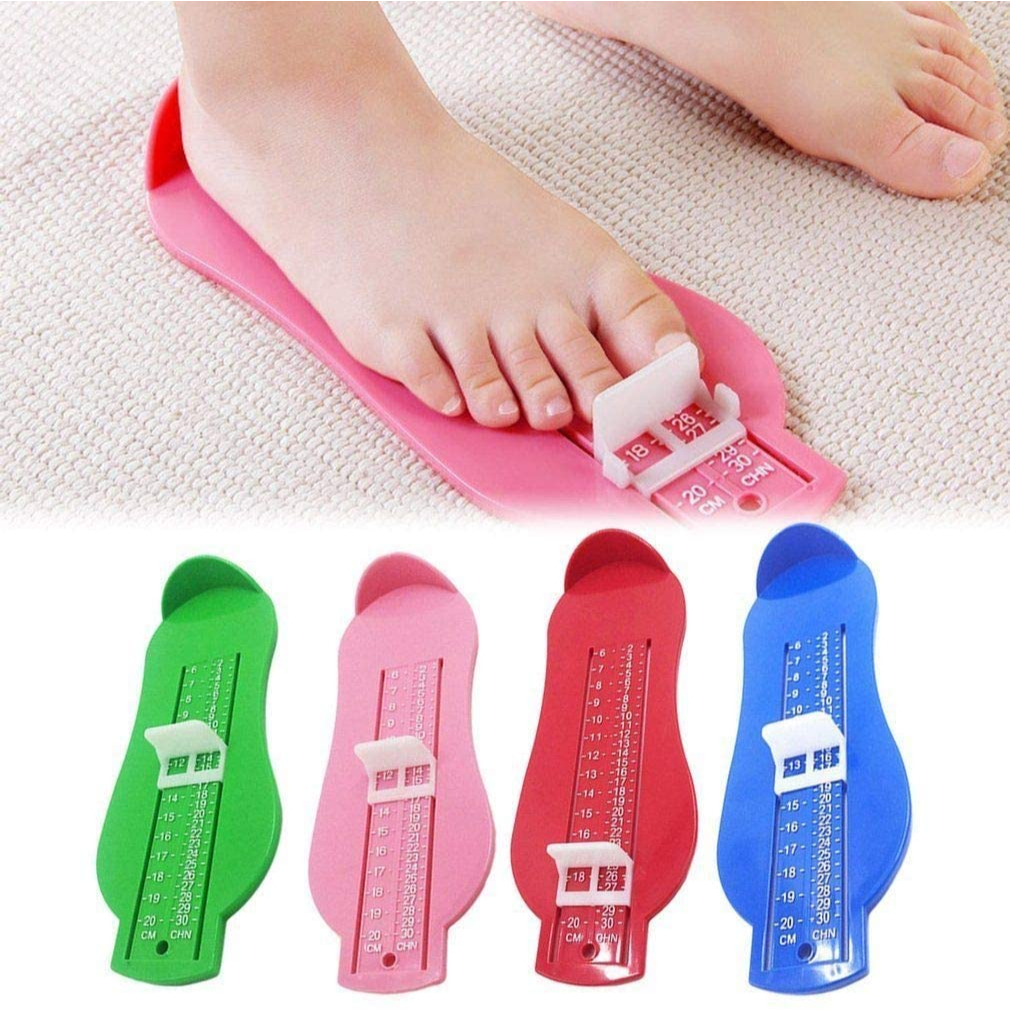 Pink Tape Measure Adjustable Kids Foot Measurer Pink Shoe Size