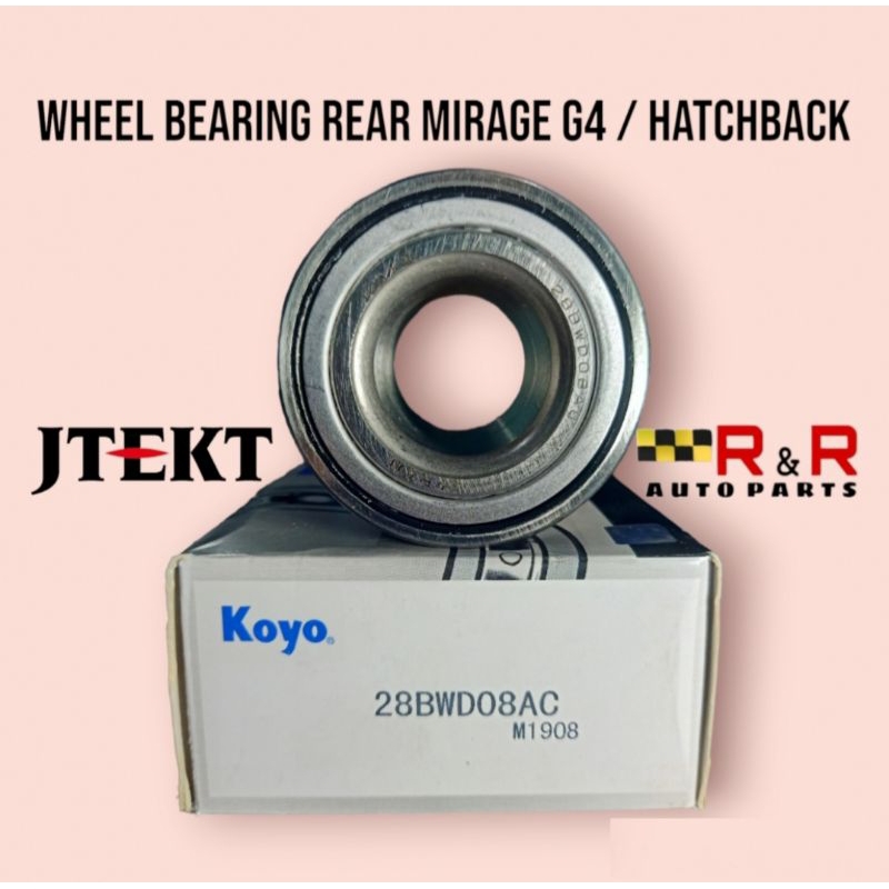 REAR WHEEL BEARING MIRAGE G4 MIRAGE HATCHBACK WHEEL BEARING ALL YEAR