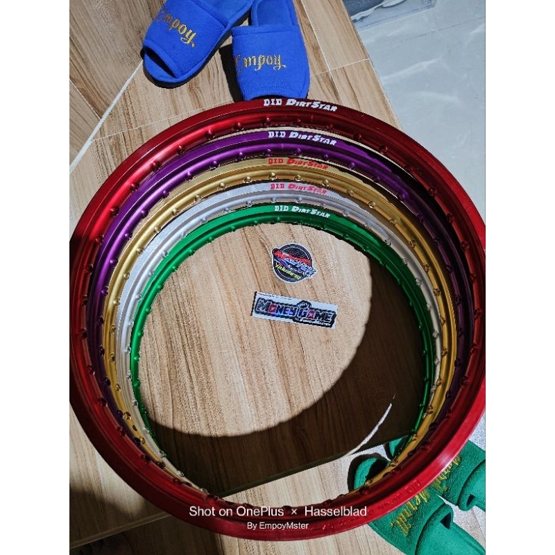 Original DiD Dirt Star rims all 1.2 1.4 broken size only | Shopee ...