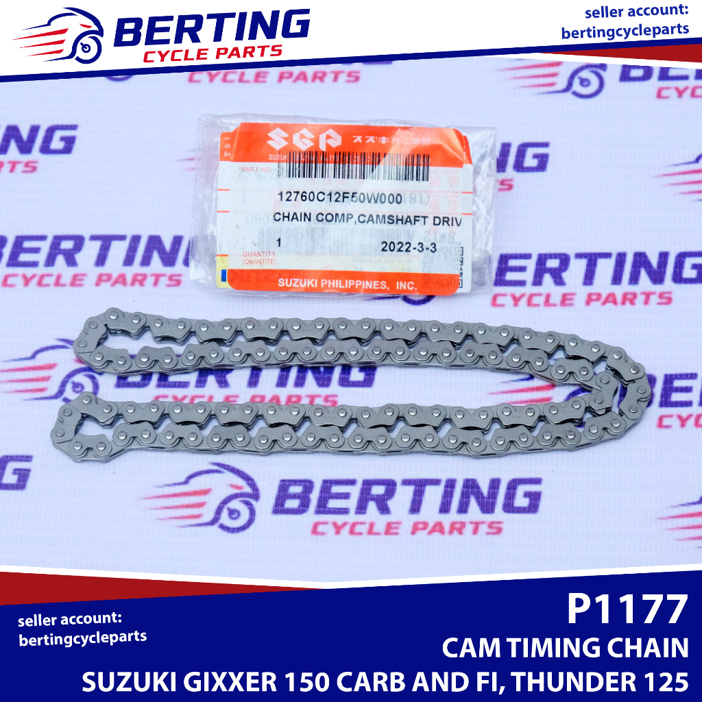 SGP CAM TIMING CHAIN Suzuki Gixxer 150 Carb FI Thunder 125