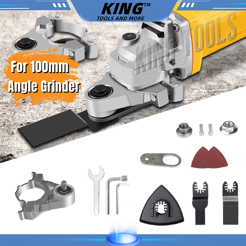 Cordless Oscillating Multi Tool Angle Grinder Conversion Tool Head For