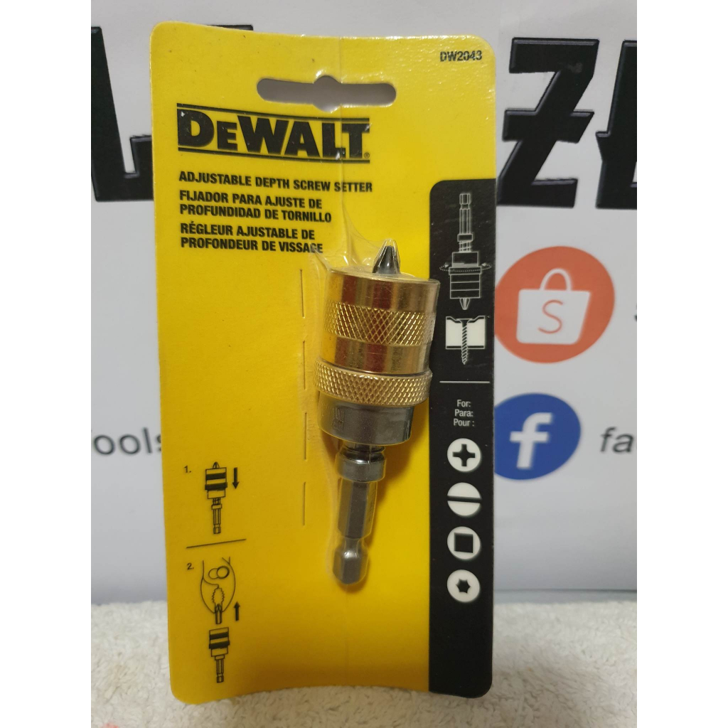 DEWALT Screw Depth Setter Bit Shopee Philippines