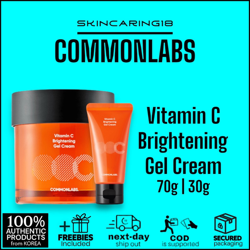 COMMONLABS Vitamin C Brightening Gel Cream 70g by SkinCaring18