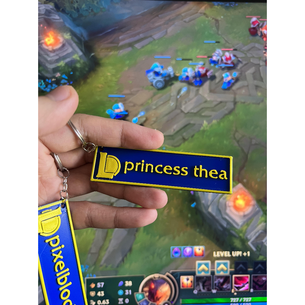 Customized League of Legends Keychain Custom Key Chain Personalized ...