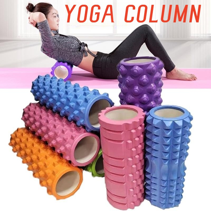 EVA Yoga Column Fitness Equipment Pilates Foam Roller Block Gym Massage