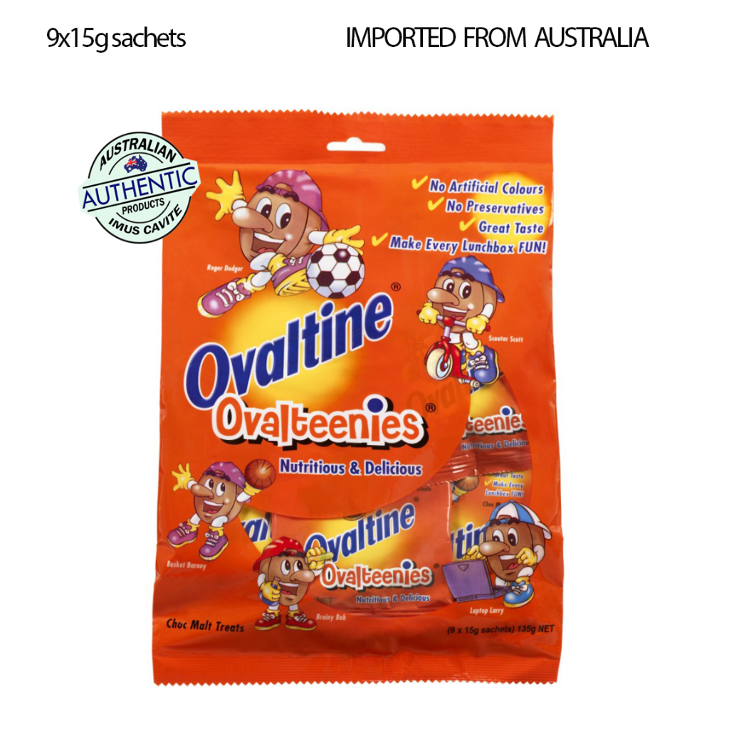 Ovaltine Ovalteenies 135g 9x15g Sachets Shopee Philippines