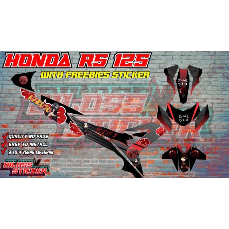honda rs 125 decals ticker Shopee Philippines