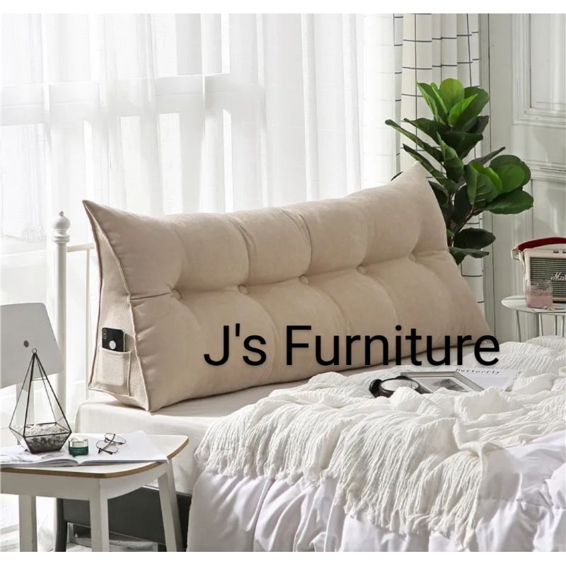 J's Furniture Pillow Headboard with Pocket 2 - 5inches thick bed ...