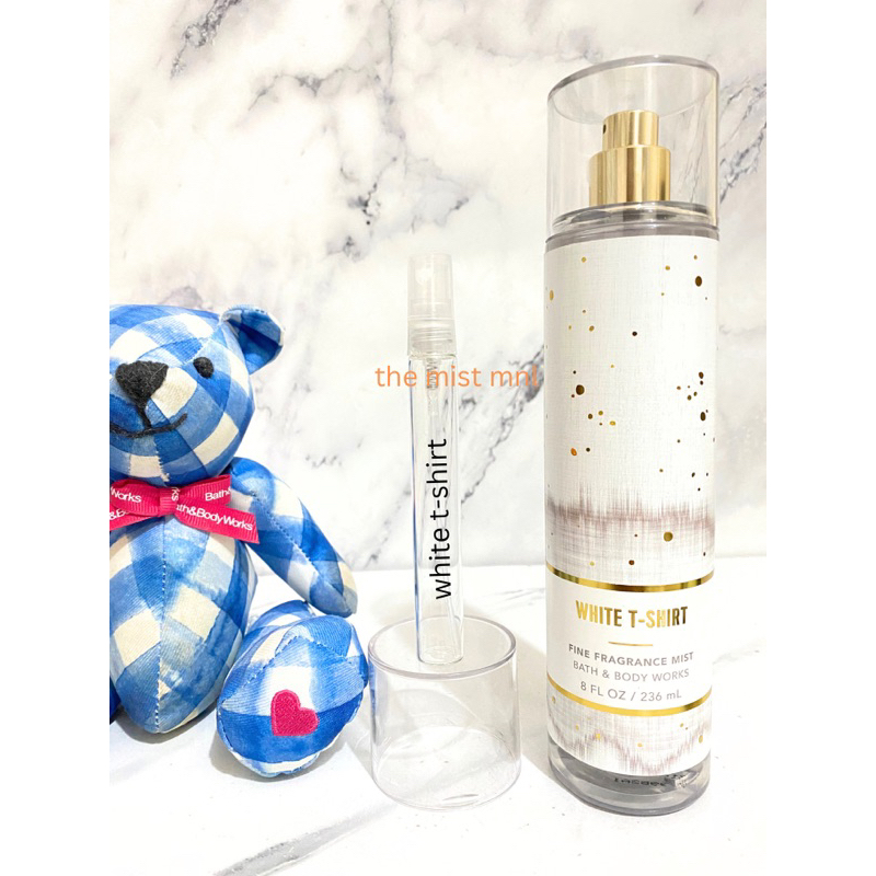 Bath & Body Works White TShirt Fragrance Mist in 10mL & 25mL Shopee
