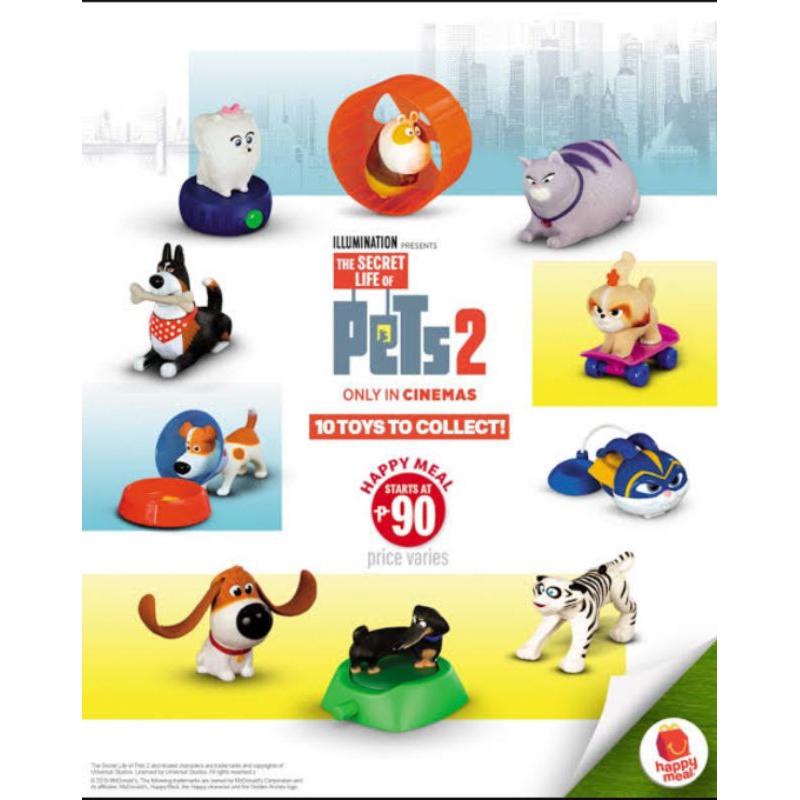 Happy meal secret life of pets 2 on sale