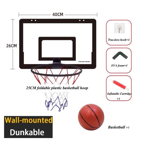 Hanging Door Iron Basketball hoop Ring Mini Indoor Basketball Folding ...