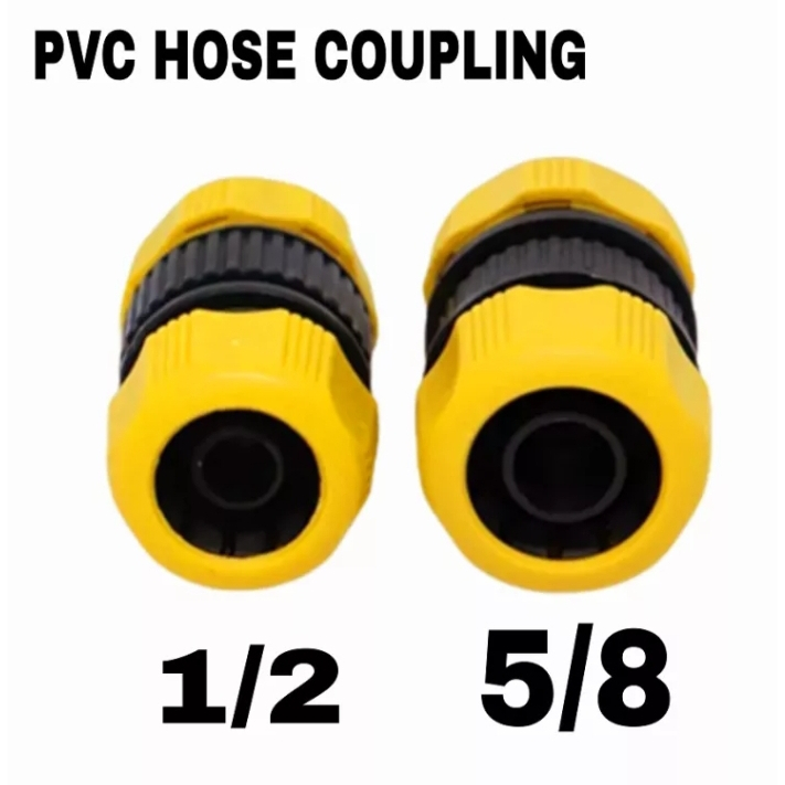 PVC hose coupling yellow (5/8,1/2) HD | Shopee Philippines