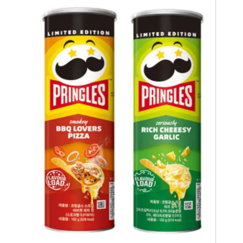 Pringles cheesy garlic/ Meaty pizza 97g/ assorted flavor/Black Truffle