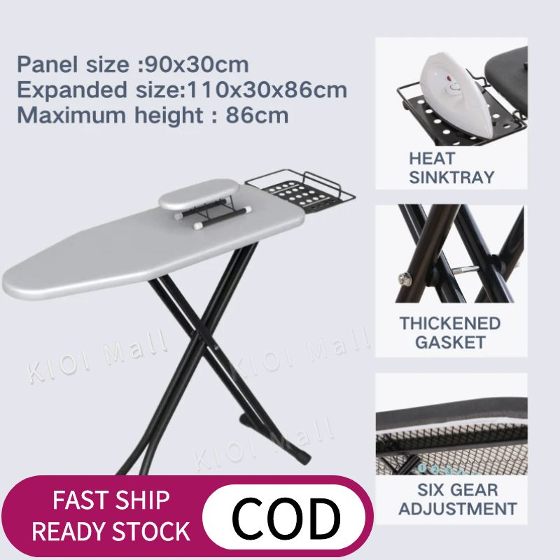 kabayo ng plantsa folding Ironing board Newly upgraded 6 gear ...