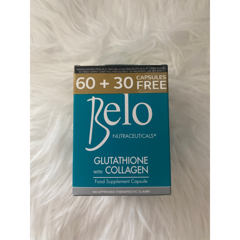 Belo Glutathione with Collagen 60+30 capsules free | Shopee Philippines