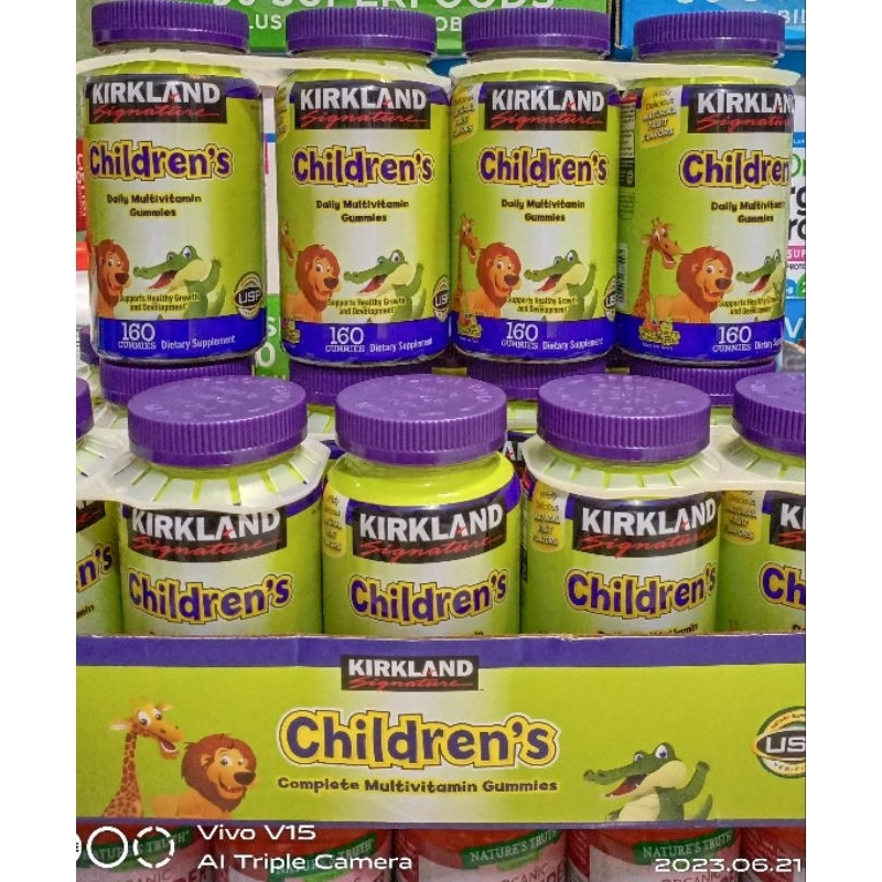 Children's Daily Multivitamin Gummies Twin pack and Single Bottle
