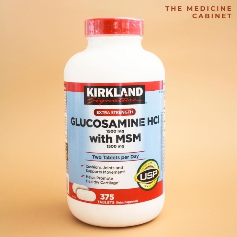 Kirkland Signature Glucosamine HCI with MSM (1500mg), 375 Tablets Shopee Philippines