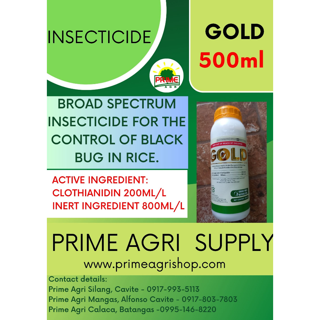 GOLD - 500ML 20SC INSECTICIDE | Shopee Philippines