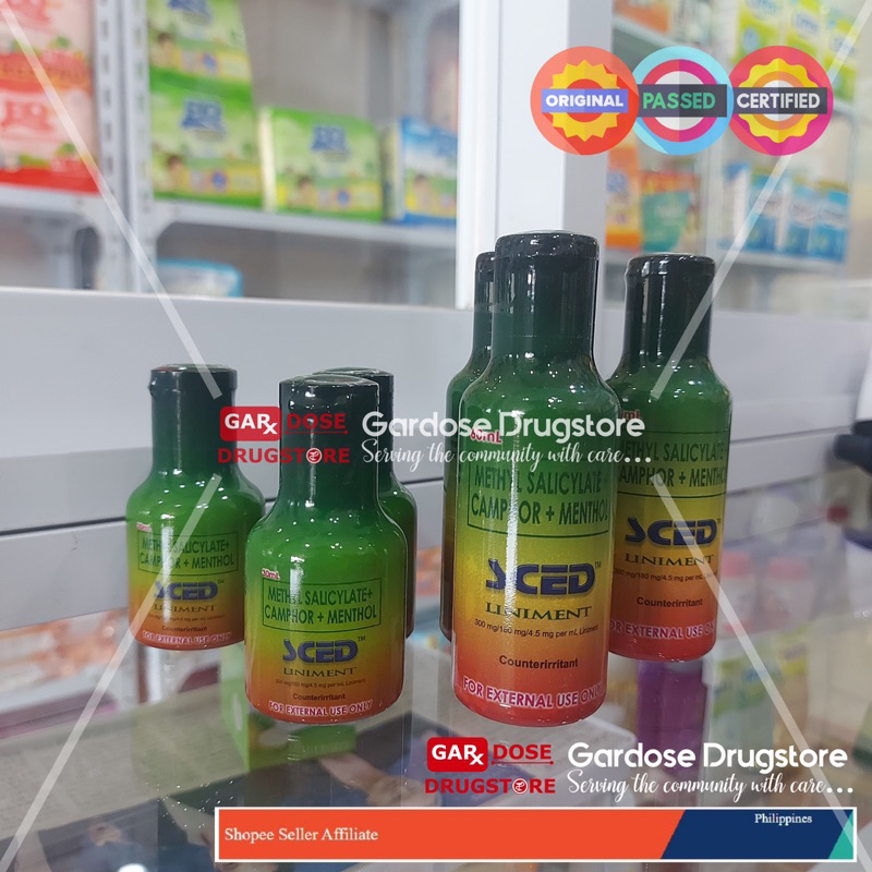 [𝗟𝗶𝗰𝗲𝗻𝘀𝗲𝗱 𝗗𝗿𝘂𝗴𝘀𝘁𝗼𝗿𝗲] SCED Liniment Oil | Shopee Philippines