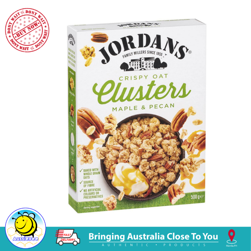 Jordans Crispy Oat Clusters Maple & Pecan 500g Shopee Philippines