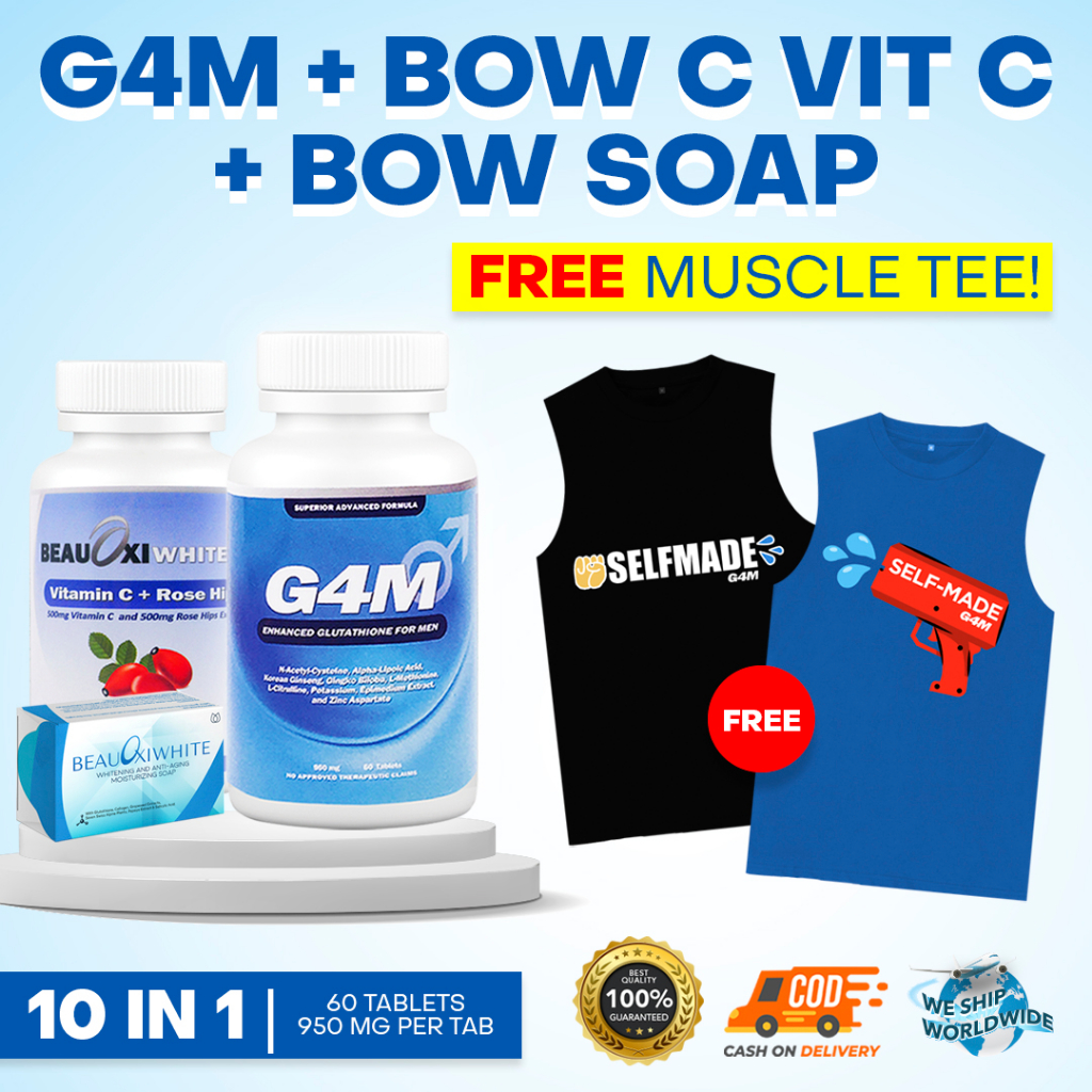 G4M Glutathione for Men and BeauOxi White C Vitamin C and Rose