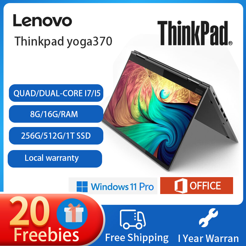Lenovo ThinkPad Yoga 370 2-in-1 laptop Intel Quad-I7/I5 IPS brilliant  touch screen WIN11PRO