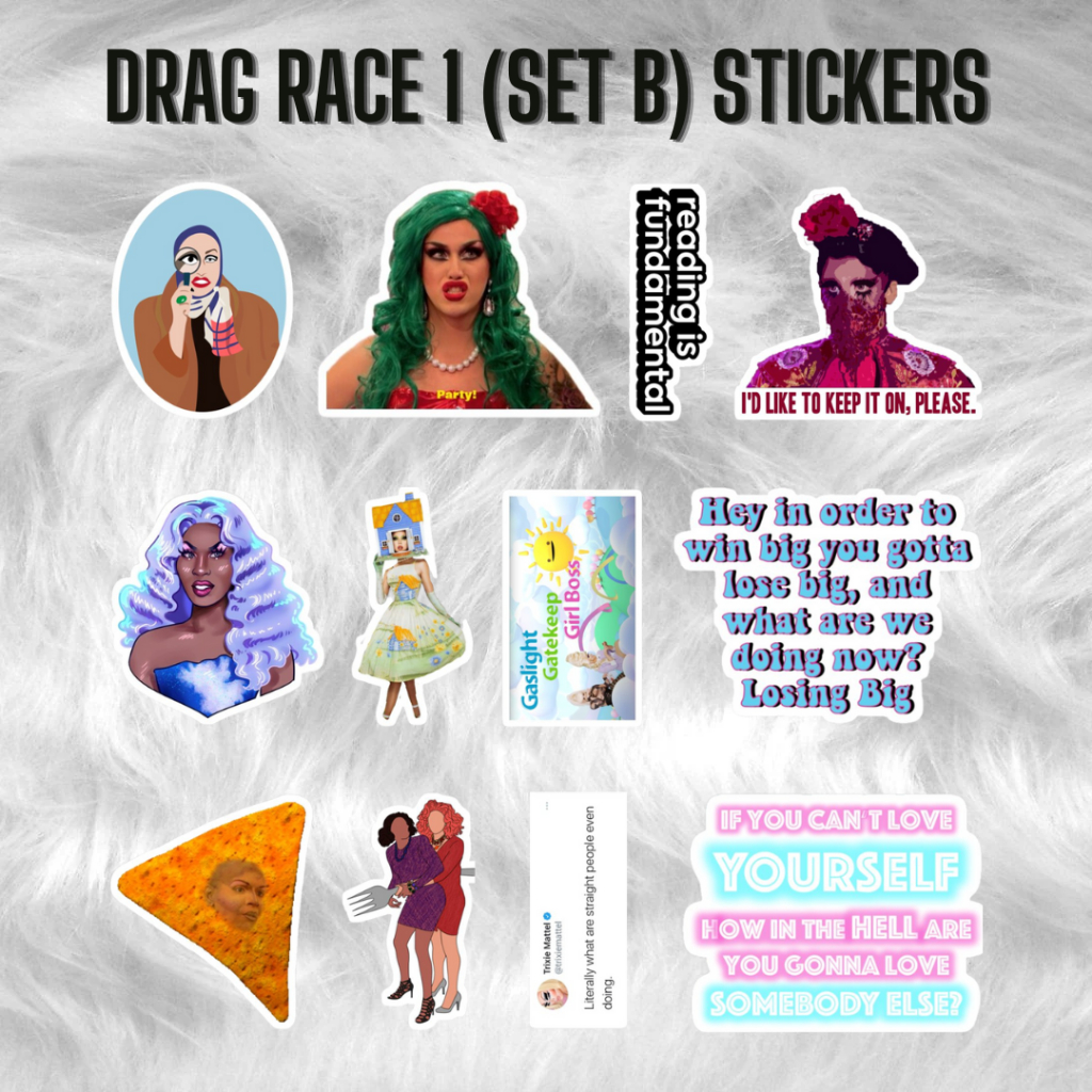 RUPAULS DRAG RACE | WATERPROOF STICKERS | Shopee Philippines