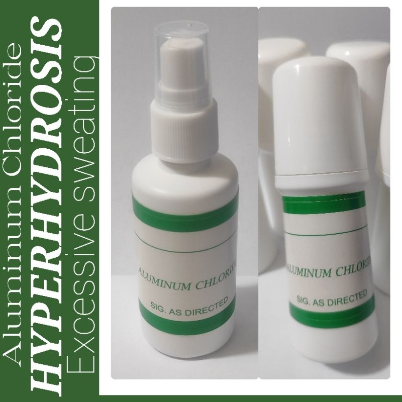 (60ml+120ml )Aluminum chloride spray/rollon for hyperhydrosis