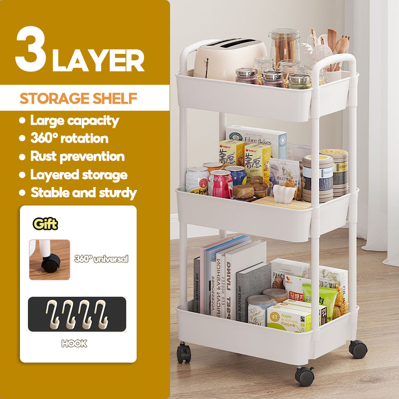 Pelise Trolley Cart Organizer Bath Rack Kitchen Organizer Room ...